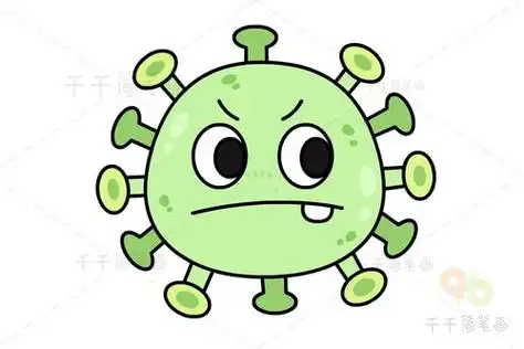 简笔画病毒简笔画病毒怎么画