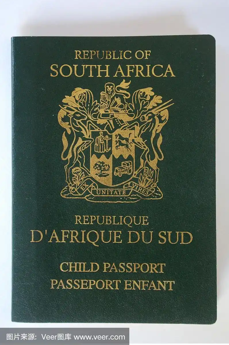 南非儿童护照