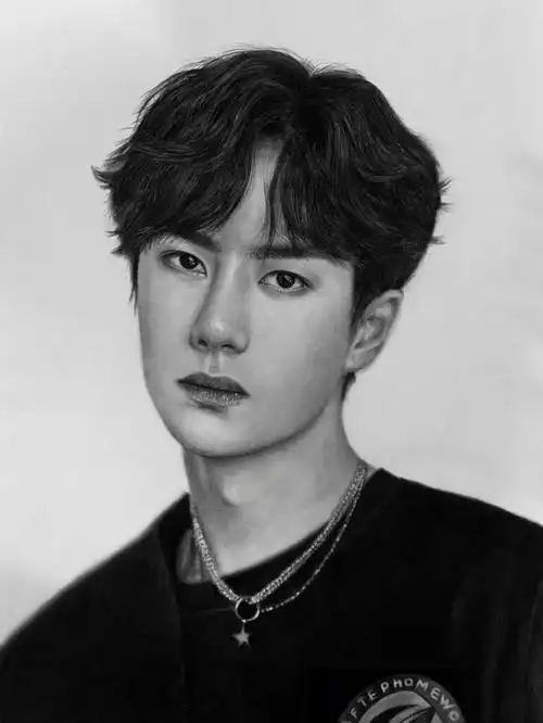 素描手绘王一博