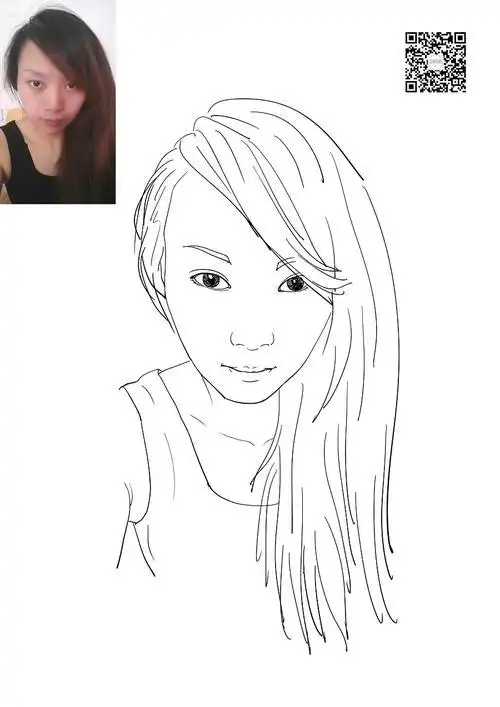 人物肖像简笔画 英雄人物肖像简笔画