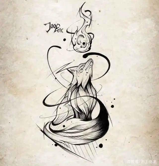 30张速写小纹身图案手稿
