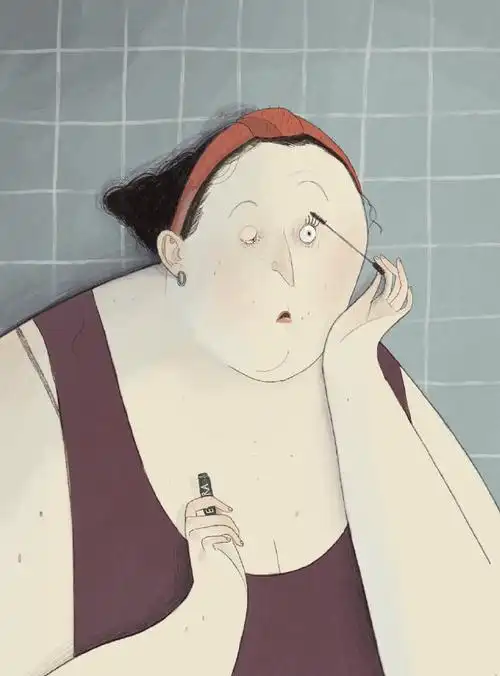 胖胖的女生 | 插画师 giulia pintus