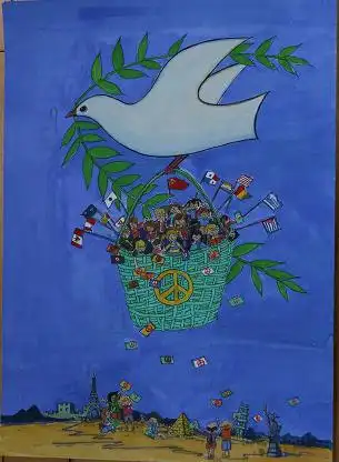 2017全国少年儿童世界和平海报征集活动深圳展区获奖名单