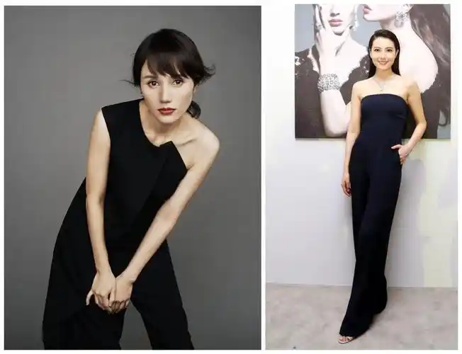 39岁袁泉和37岁高圆圆年轻时都是女神今同框对比差距立显