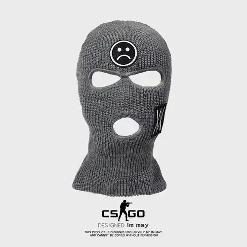 反恐精英rushb头套冬天保暖悍匪匪帮csgo帽子男秋冬嘻哈冷帽面罩