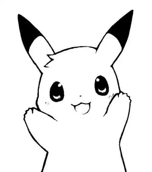 简笔画手绘皮卡丘