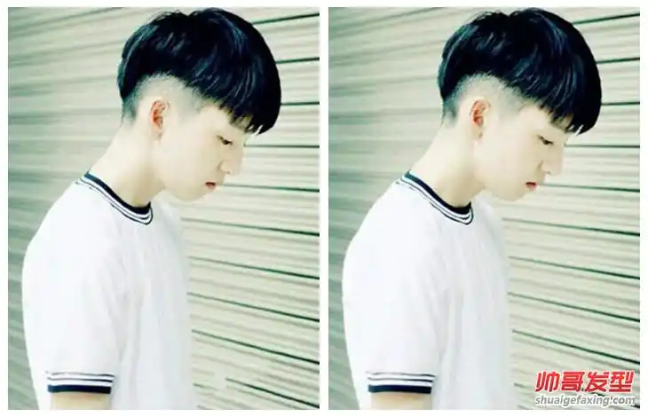 男生锅盖头发型图片十五六岁男学生可爱锅盖头发型