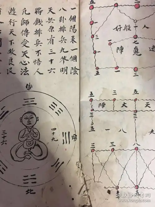 手抄追贼惩恶符咒法本 迷魂阵 排兵步阵 封筶法 封香火法 解救法 弄人