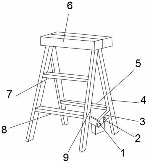 一种便携式多用途折叠凳的制作方法