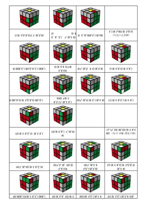 魔方cfop公式魔方小站