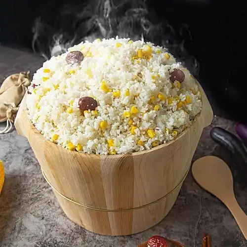 木桶蒸饭桶家用商用蒸糯米饭神器厨房大小饭桶木甑子蒸笼竹制蒸架