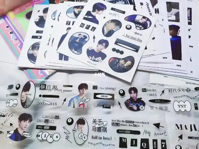 马嘉祺  #张真源  #宋亚轩  #贺峻霖  #严浩翔 #刘耀文 #贴纸  #手