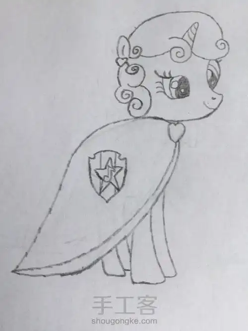 小马宝莉甜心宝宝简笔画