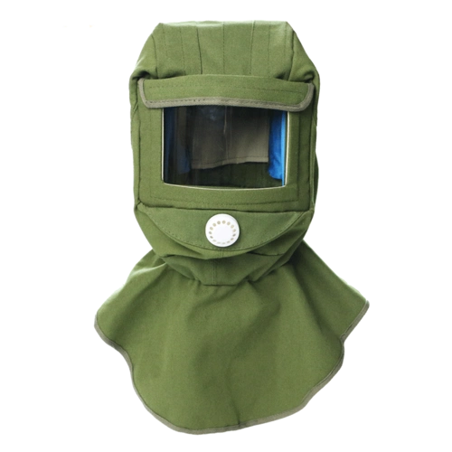 防雾防尘面具防工业粉尘披肩喷砂帽打磨喷漆全面罩防护面罩防灰尘