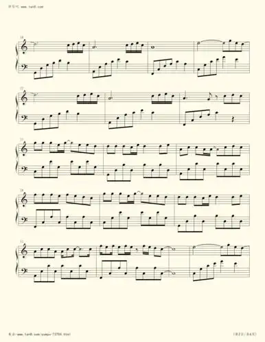 《少年,钢琴谱》梦然(五线谱 钢琴曲 指法)-弹吧|蛐蛐钢琴网