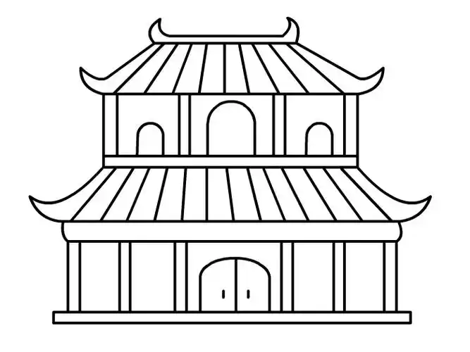 古建筑怎么画 古建筑的画法-养娃家