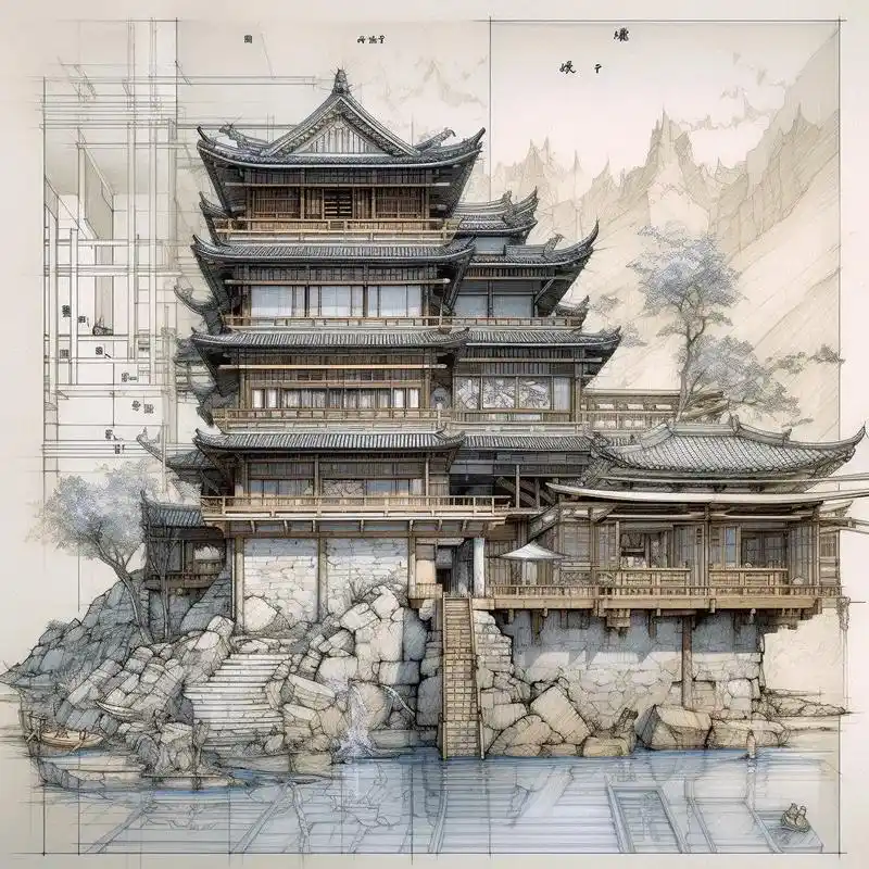 古建筑 #东方美学 #中国风 #仿古建 - 抖音