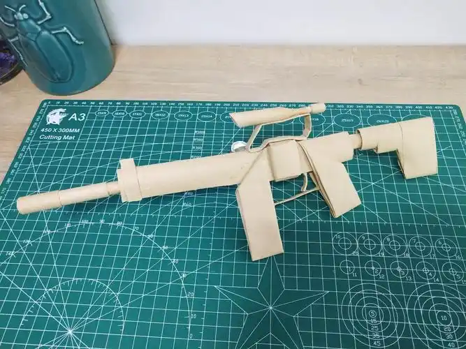 折纸做的m416好玩不伤人