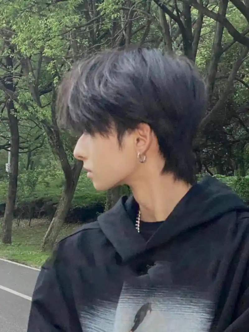 狼尾三七分 帅到没朋友 男生帅到掉渣的发型!