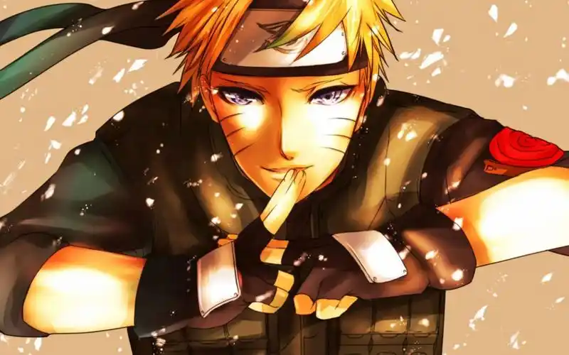 漩涡鸣人短发的高清桌面壁纸:宽屏:高清晰度:全屏