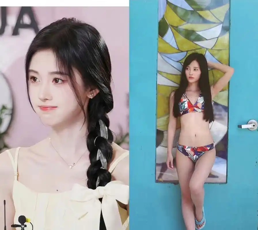 刷到鞠婧祎几张旧照片.