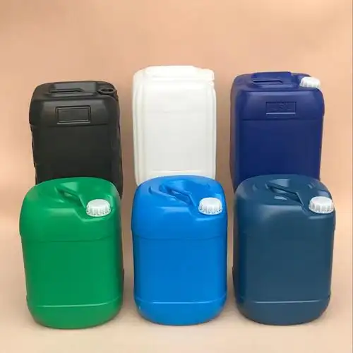 厂-25升蓝色方桶堆码桶25公斤耐酸碱化工桶 25l耐摔塑料桶25kg包装桶