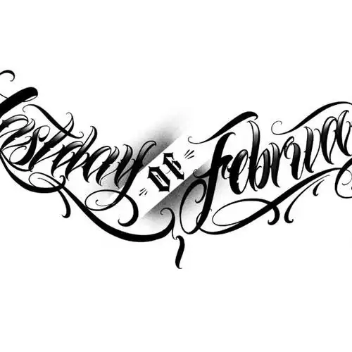 花体字花胸第一次纹身就尝试这_纹身吧社区 - 纹身大咖