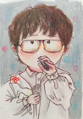 画笔下的毛不易