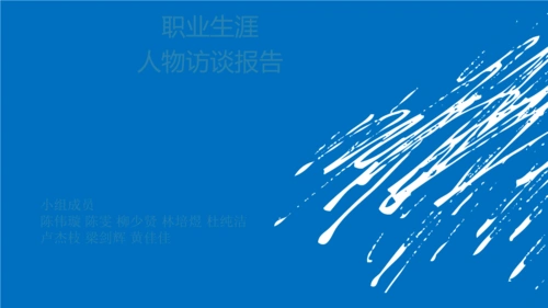 职业生涯人物谈报告.ppt 25页
