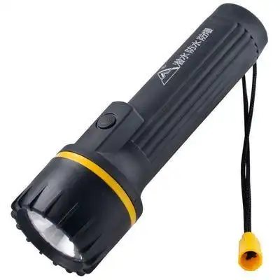 1号干电池手电筒防水防摔爆装2节一号大号换上电池照明电筒