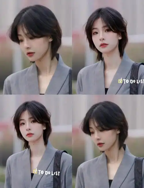 酷感十足的韩式短发90少年感帅气发型!