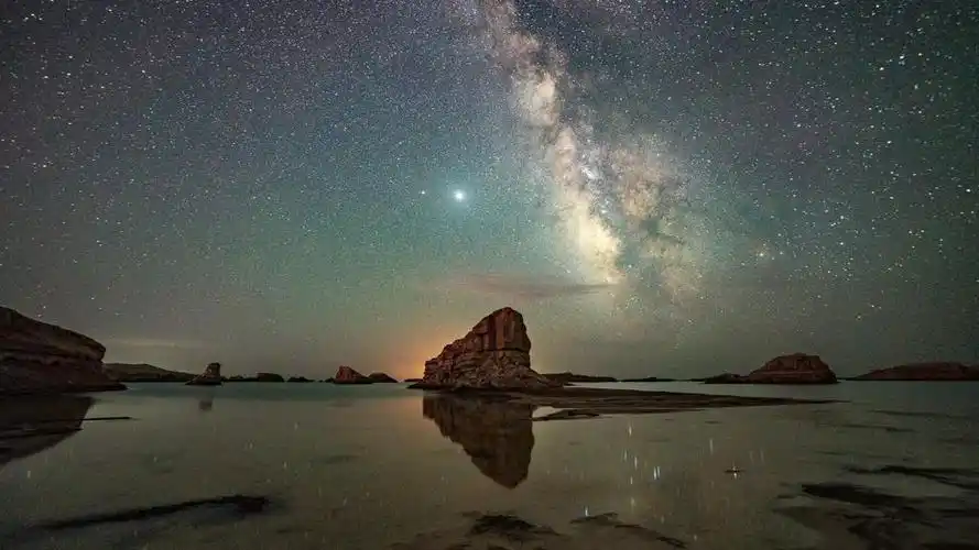 璀璨银河梦幻星空风景摄影,高清壁纸,风景图片-回车桌面