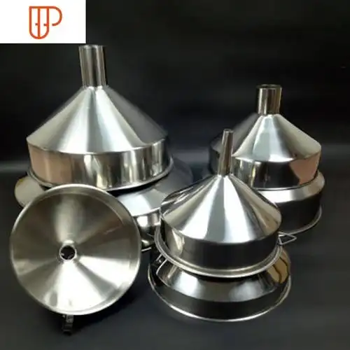 加厚 不锈钢漏斗大口径工业漏斗酒漏油漏带滤网酒漏