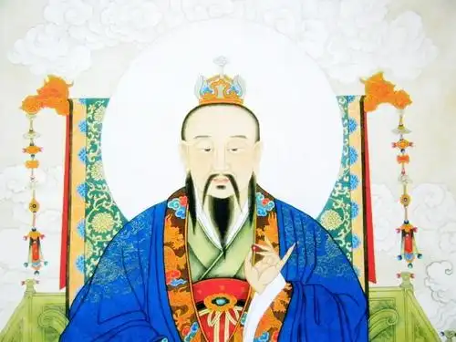 道教三清天尊画像玉清元始天尊上清灵宝天尊太清道德天尊神仙神像