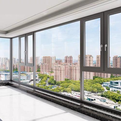 西安封阳台断桥铝门窗全屋换窗铝合金超大落地玻璃阳台封闭单体窗