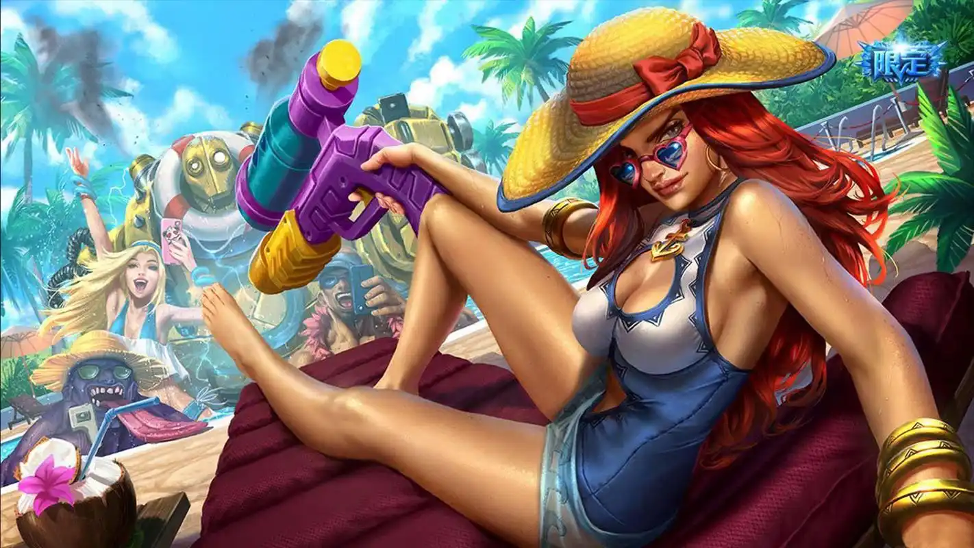 lol英雄联盟赏金猎人皮肤高清桌面壁纸图片