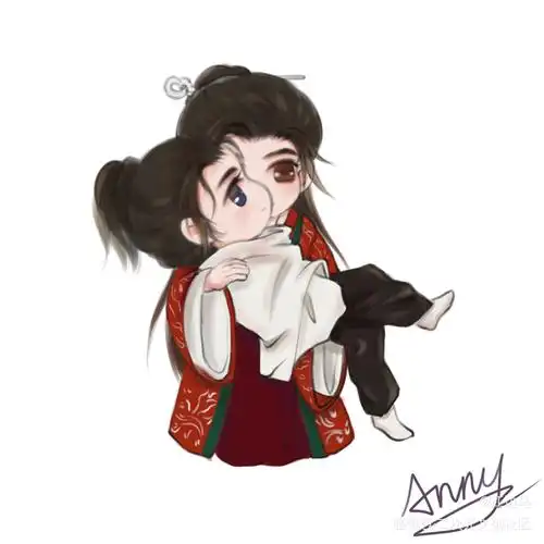 温周_山河令浪浪钉温周q版绘画作品