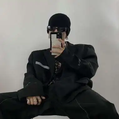 霸气超拽ins风高冷男头像真人系列 黑暗系潮流男头图片大全_男生头像