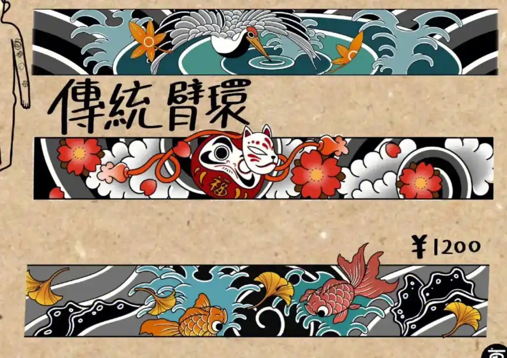 继续一组手环篇!喜欢的朋友点点关注!#纹身手稿 #tatto - 抖音