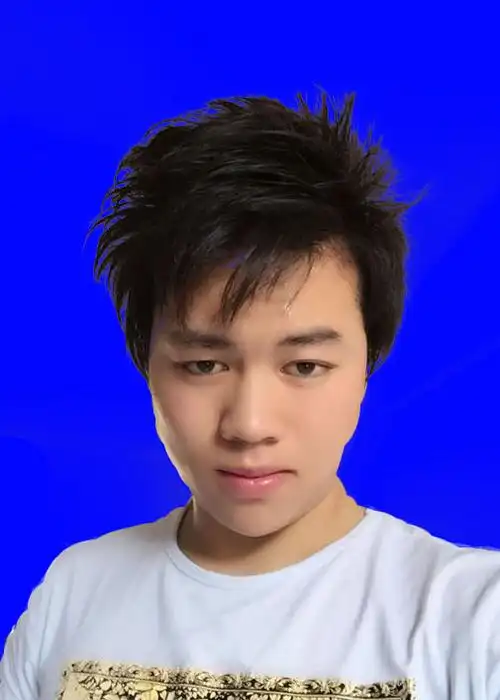 求大神跟我p一张工作照片,一寸的,蓝底,红底都要