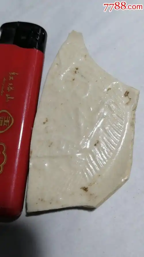 宋,定窑印花鱼纹瓷片