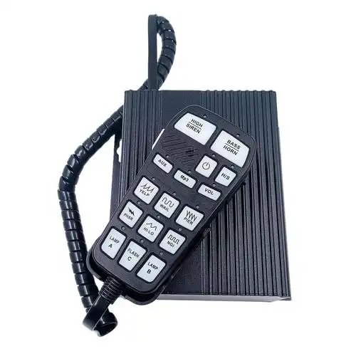 海邦12v 24v警车警报器救护车消防战斗机车辆扬声器usb放大器警报响亮