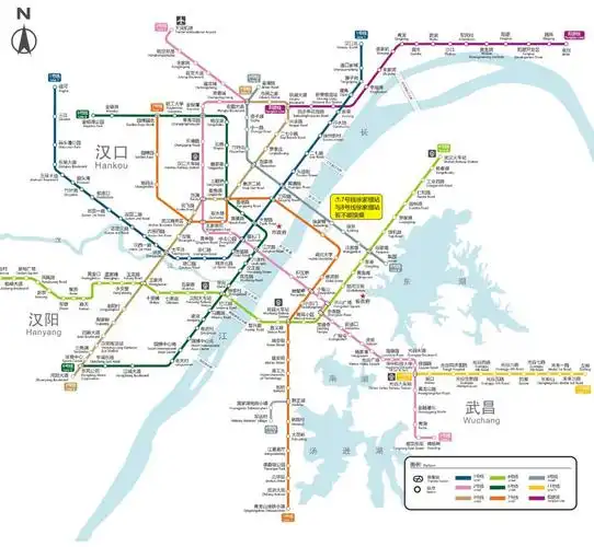 武汉地铁线路图
