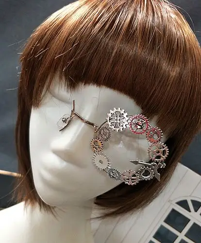 代发洛丽塔单片眼镜基佬镜蒸汽朋克cos单边镜单片眼镜