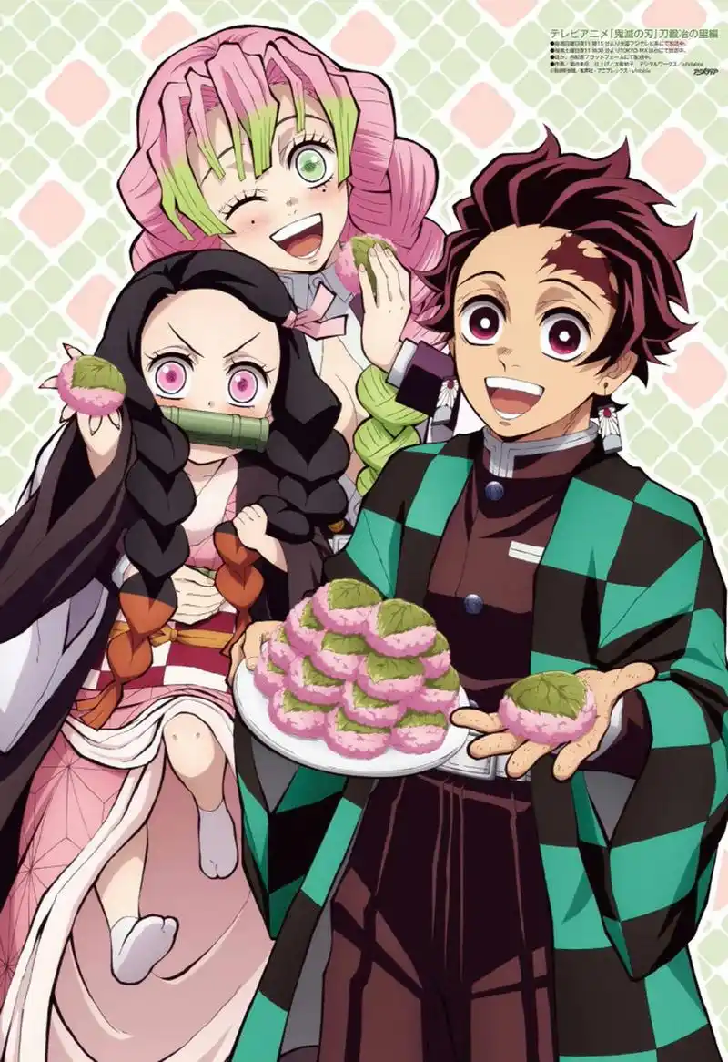 鬼灭之刃# 鬼灭锻刀村篇一组官图,炭治郎是复制粘贴上去的吗[三哈]