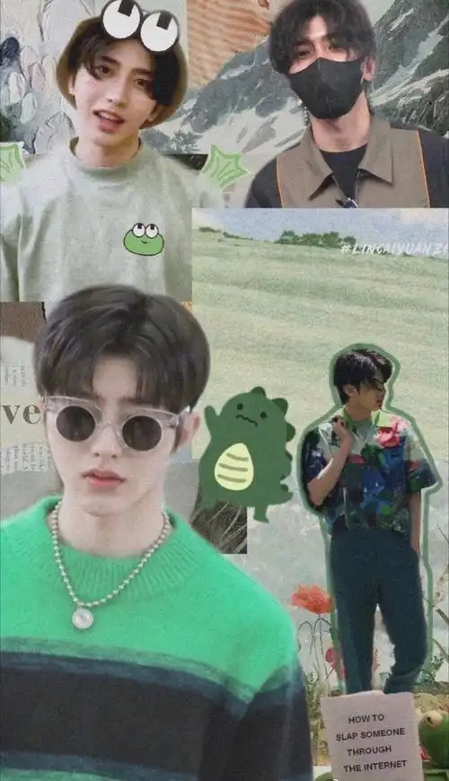 蔡徐坤拼贴壁纸