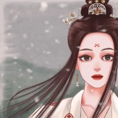 唯美古风 长歌头像手绘画师 @玖湾月 #手绘头像##迪丽热巴李长歌