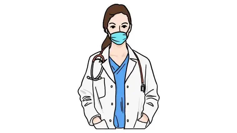 图卡通护士人物素材医生女生的简笔画女医生简笔画漂亮的女头像女生