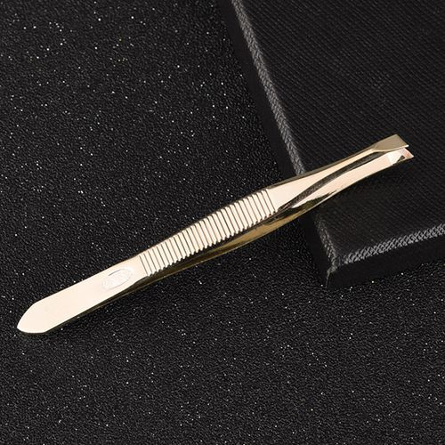 专业不锈钢眉毛夹镊子拔毛钳子家用修眉夹拔胡子夹子工具胡须神器