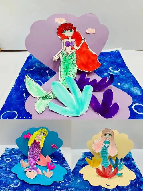 美人鱼5到6岁手工